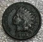 1905 Indian Head Cent Very Fine Details Condition Copper American Victorian Age