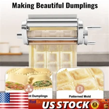 for Kitchenaid Stand Mixers Pasta Attachment & Ravioli Maker Attachment Silver