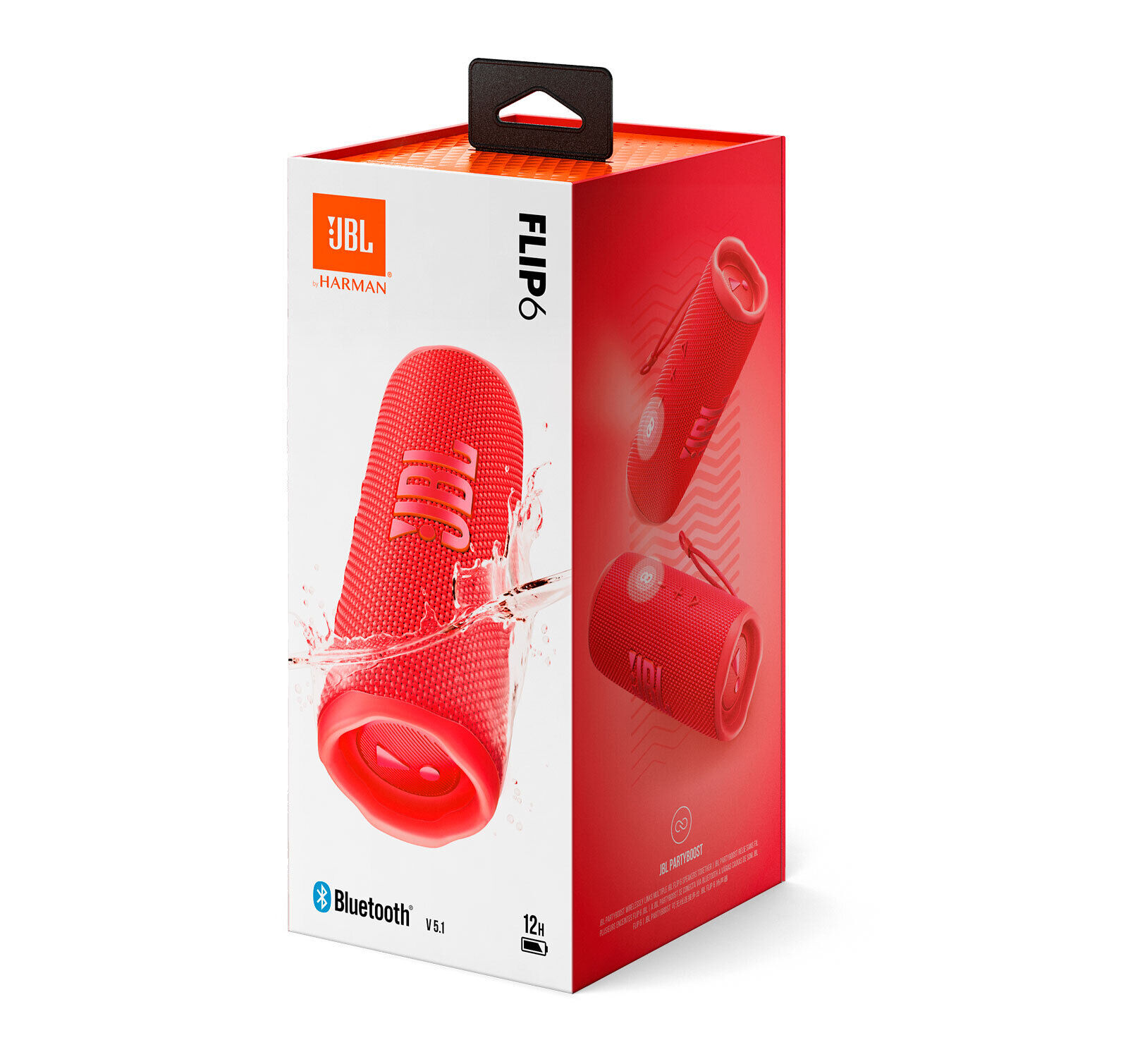 Parlante Bluetooth Portátil JBL Flip 6 Rojo