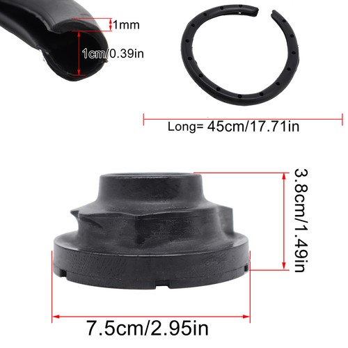 Rear Coil Spring Isolator Mount Suspension Rubber Buffer For Audi TT 8N A1 A2 - Picture 2 of 8