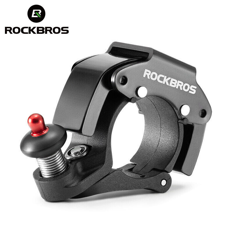 ROCKBROS Bike Bells Titanium Hidden Mini Horn 22.2mm Handlebars Ring Bell 100dB