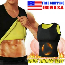 Fajas Para Adelgazar Reductoras Men Body Shaper Vest Pull over Sauna Sweat Suits