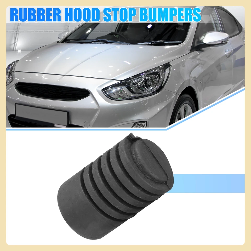 Parachoques de goma para capó de coche parachoques topes de goma negra para Kia artículo de 2 Foto 2 de 4