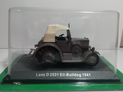Old German tractor Lanz D 2531 Eil-Bulldog 1941  (Hachette) tractor №118  1:43 - Afbeelding 1 van 5