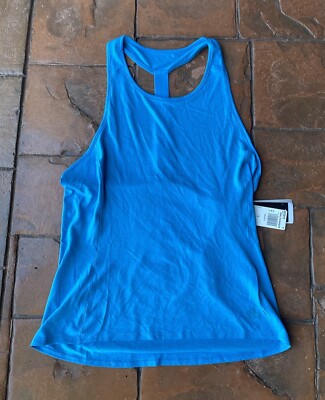 Adidas Women's Climalite Supernova Running Athletic Blue Tank Top Large $45