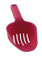 Plastic Slotted Pink Ice Scoop Spoon 10 oz Sweets Candy Cereal Dry Food Scoop