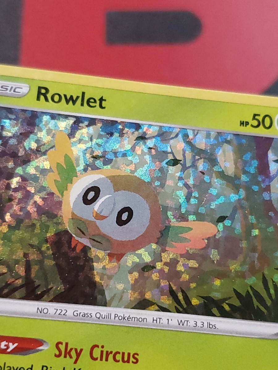Rowlet - PokmonTCG - Holographic foil 2/ 25 McDonald's promo card | eBay Rowlet - PokmonTCG - Holographic foil 2/ 25 McDonald's promo card | eBay