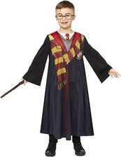 COSTUME HARRY POTTER CON OCCHIALI E BACCHETTA CARNEVALE BAMBINO UFFICIALE