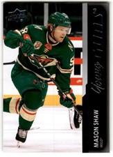 2021-22 Upper Deck Young Guns Mason Shaw Rookie #730 Minnesota Wild