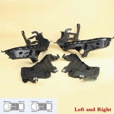 Fit For AUDI A4 S4 B8 2008-2012 Headlight Mounting Support Plate Bracket Kit L+R