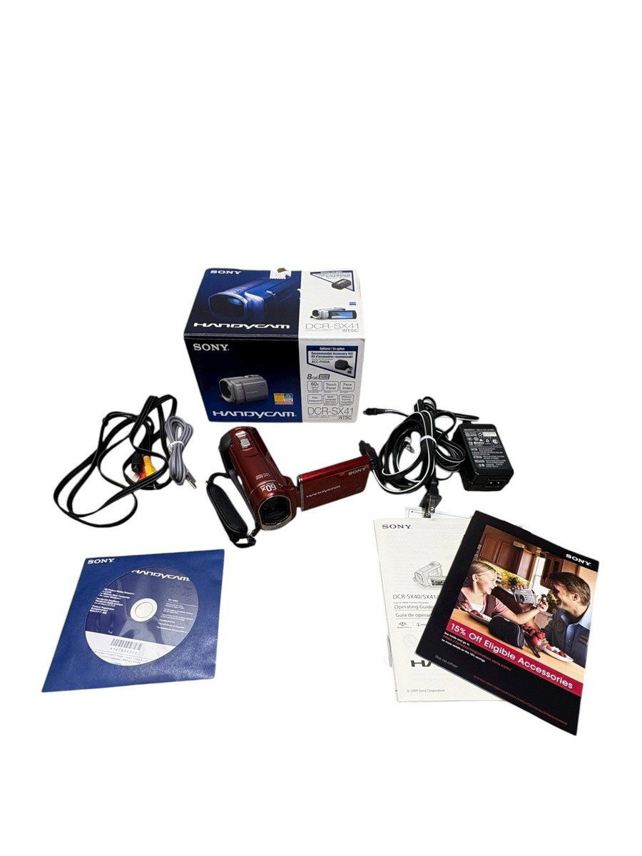 Sony DCR-SX41/L 8 GB Camcorder - Blue for sale online | eBay