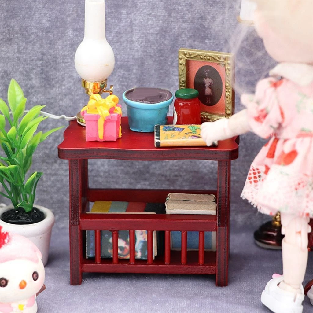 SET DI SEDIE Per Tavolo Da Pranzo In Miniatura Per Casa Delle Bambole 1:6 Mobili EUR 16,98