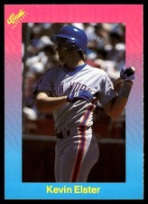 Kevin Elster 1989 Classic #75 New York Mets MLB READ FREE SHIPPING AutographDen