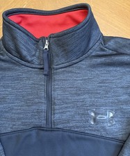 Boys Under Armour 1/4 Zip Pullover - Small  Excellent Condition 