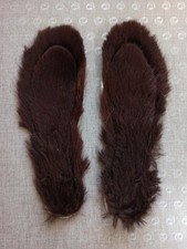 Mongolian Yak Wooly Hide Shoe Insole, Hiker, Mountaineer, Skier Shoe Gear