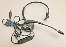 MJK 805UC USB Noise Cancelling Boom Mic Computer Headset Excellent Condition