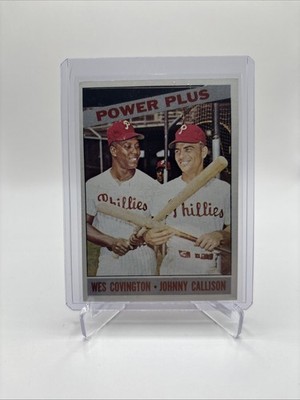 1966 Topps  POWER PLUS  Wes Covington  Johnny Callison  #52  NMT
