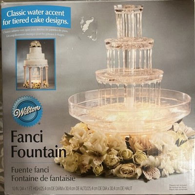Vintage 3 Tier Cake Fountain From 1983-Most Of It Works, Original Box CHECK DESC