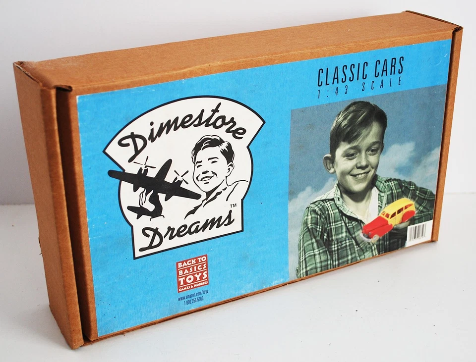 2000 Dimestore Dreams 5 Classic Cars Police Fire Sedan Convertible Station Wagon - Image 2 of 4