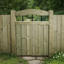 Wooden Garden Gate Pedestrian Gate Wooden Pressure Treated 4ft 120cm
