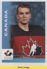 2017 Upper Deck Team Canada Juniors Blue Spectrum Alexis Gravel #54 READ 9jn