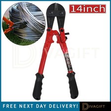 DEKTON BOLT CUTTERS HEAVY DUTY 14'' STEEL WIRE CABLE CROPPER WITH SOFT GRIP NEW