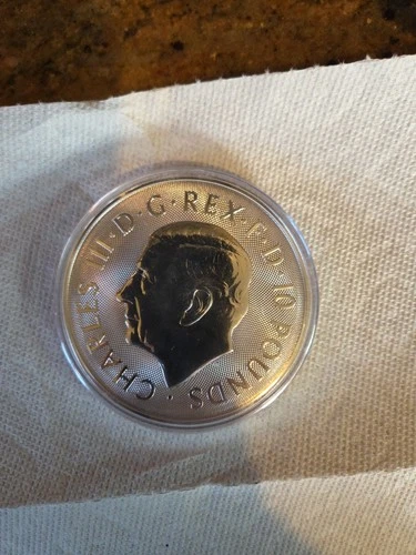 10oz Fine Silver King Charles 3rd 2023 Silver Round