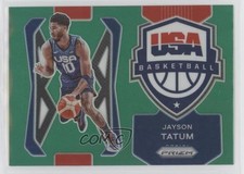 2021-22 Panini Prizm USA Basketball Green Prizm Jayson Tatum #1 s1i