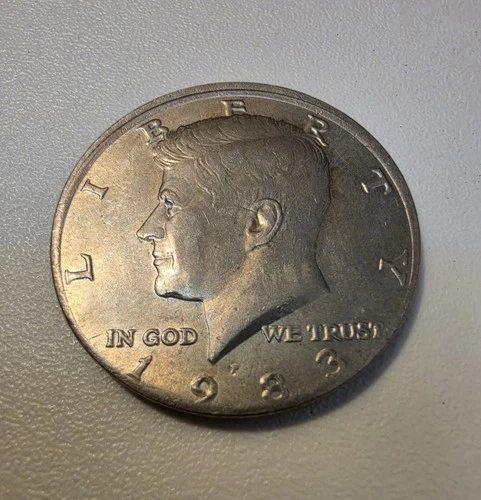 1983-P Kennedy Half Dollar — photo from another recent sale
