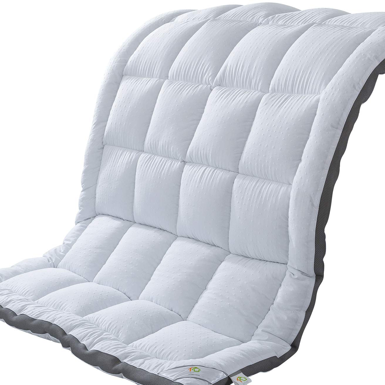 Plush Luxury Down Alternative Mattress Topper & Protector Full Size-image
