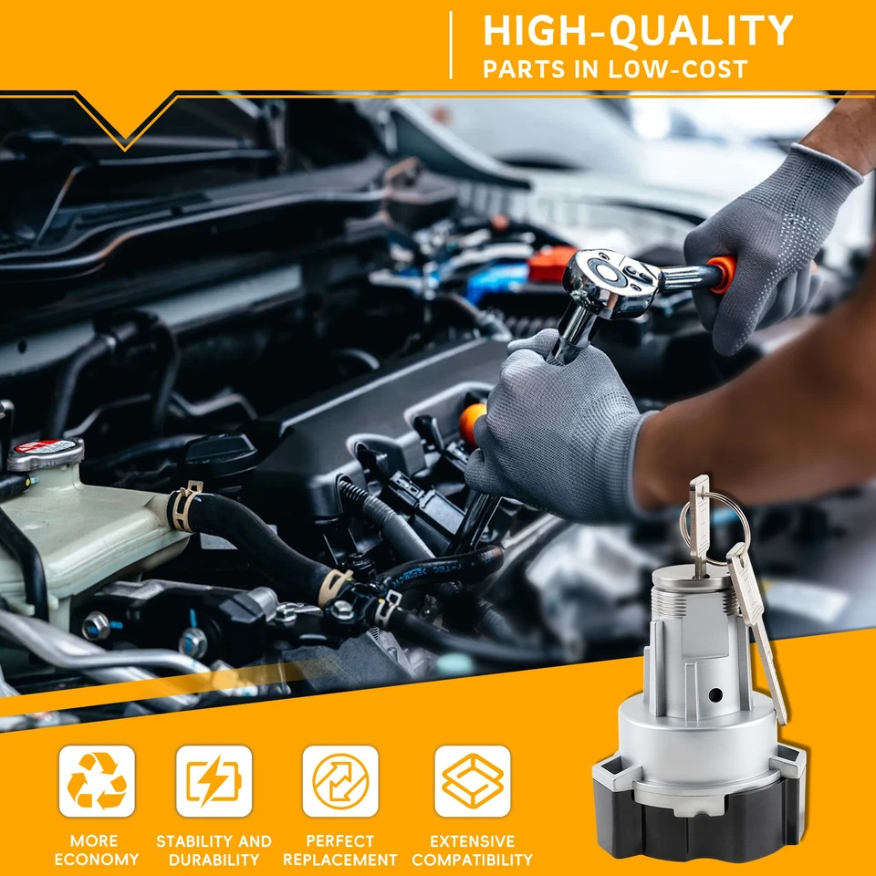 Ignition Lock Cylinder Switch Assembly 1116683 For 67-72 Chevy GMC Pickup Truck - Image 4 of 4