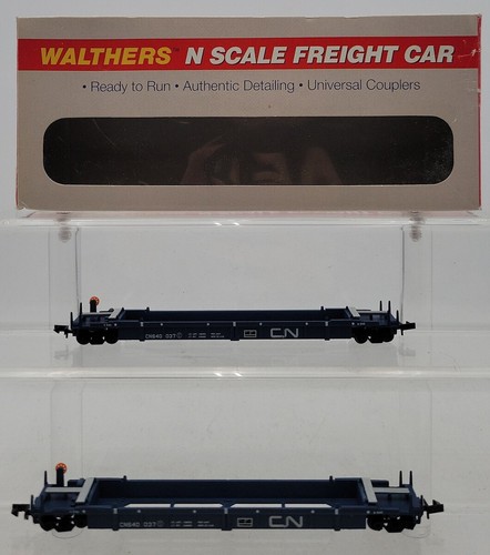 Juego de 2 coches Walthers 932-8055 escala N CN doble pila LN/caja | Zustand: Used