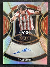 Unai Gomez 2025-26 Panini Select La Liga Signatures Silver Auto #S-UG