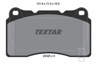 1 X Bremsbelagsatz BremsbeläGe Textar 2332501 FüR Tesla