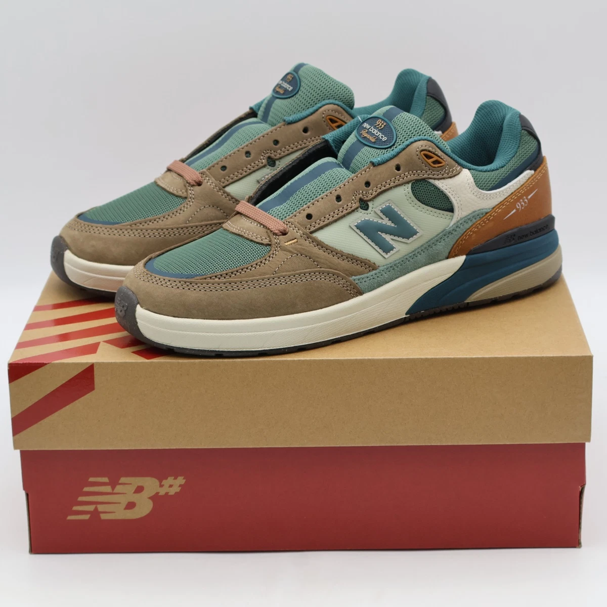 Andrew Reynolds x New Balance Numeric 933 Mushroom New Spruce for