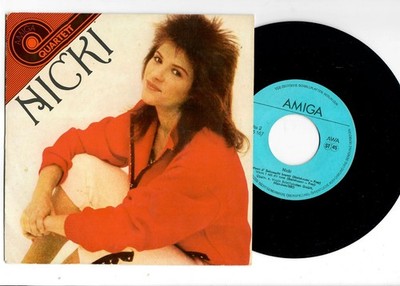 Nicki - 7'' Vinyl DDR Amiga Quartett 1987 Ganz oder gar net; Wegen dir + 2
