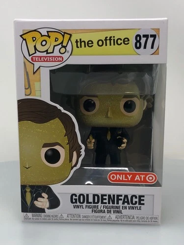 Funko POP! Television The Office Goldenface #877 Target Exclusive DAMAGED BOX