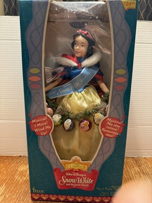 New VINTAGE NIB RARE Telco Walt Disney Classic 14 SnowWhite Doll/MUSICAL WIND UP