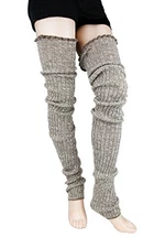  Super Long Leg Warmers Oatmeal