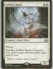 Selfless Spirit 40 Regular Border Non-Foil Near Mint EMN MTG