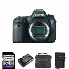 Canon EOS 6D 20.2MP Digital SLR Camera - Black (Body Only
