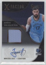 2020 Select X-Factor Memorabilia Signatures 189/249 Jonas Valanciunas Auto 0jr6