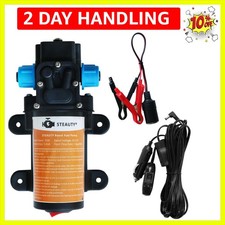 12V Fuel Transfer Pump, Moves Up to 85 Gallons Of Gas or Diesel Per Hour, wit...