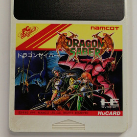 Dragon Saber PC Engine HuCard Namco NEC TurboGrafx-16 Japan Import Tested