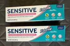 2 Sensitive Toothpaste Extreme by Natural White Free Shipping