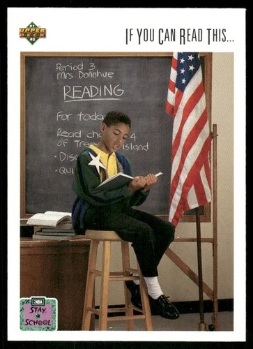 1991-92 Upper Deck Stay in School #22 Michael Jordan Bulls basketball card