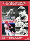 Stan Musial PSA DNA Signed  1987 Cardinals Scorebook Program Autograph