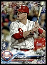 2018 Topps Holiday Justin Bour #117