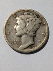1927-P Mercury Dime, 90% Silver, Very Original w/ Nice Rims