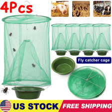 4Pcs The Ranch Fly Trap Outdoor Fly Trap Killer Bug Cage Net Perfect For Horses
